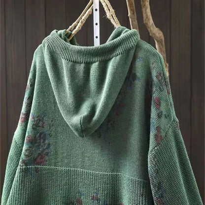 Thea | Miękka Dziana Bluza z Kapturem