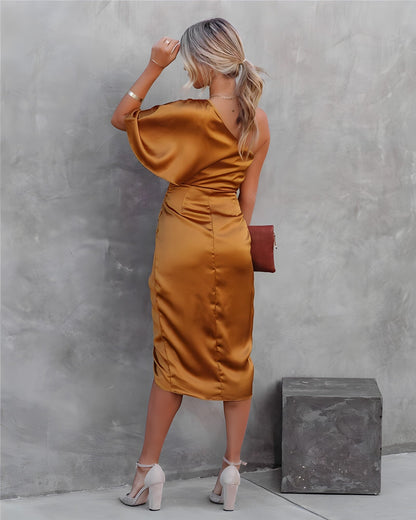 Valentina | Elegancka wieczorowa sukienka z jedwabiu