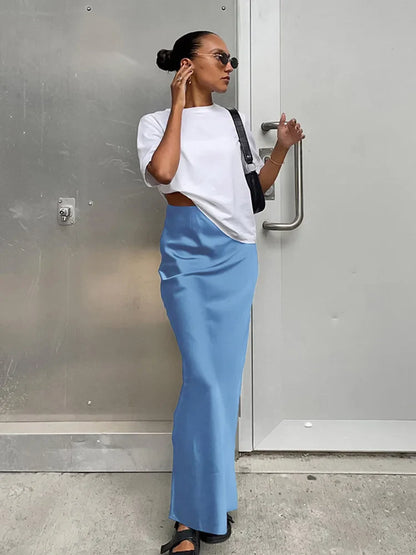Eva™ | Elegancka spódnica w stylu satynowym