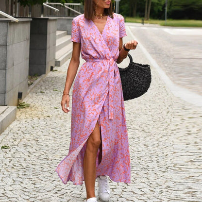 Sukienka Anna w Kwiaty Wiosna/Lato