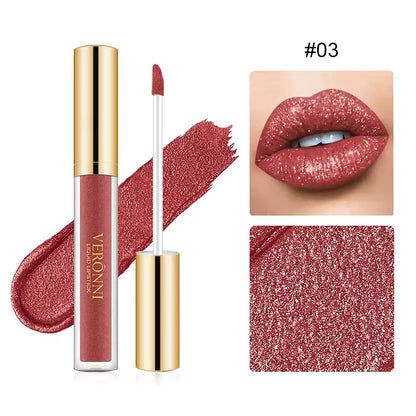 Płynna Szminka | Intensywny Kolor, Lustrzany Blask (1+1 GRATIS)