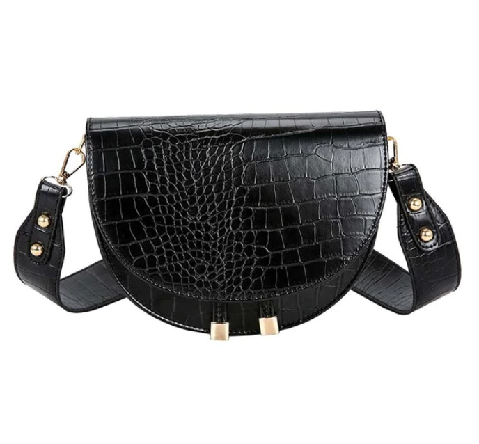 Torba Chelsey Crossbody | Stylowa torba z krokodylowym wzorem