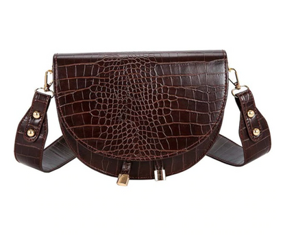 Torba Chelsey Crossbody | Stylowa torba z krokodylowym wzorem
