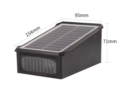 RGB Lampa Solarno-Wallowa na Taras i Fasady z Oświetleniem 4-Stronnym i Wyborem Kolorów