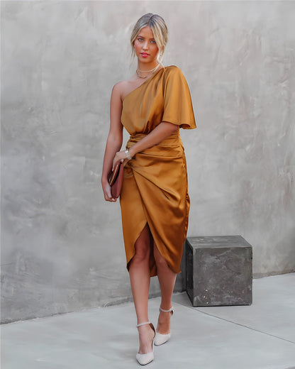 Valentina | Elegancka wieczorowa sukienka z jedwabiu