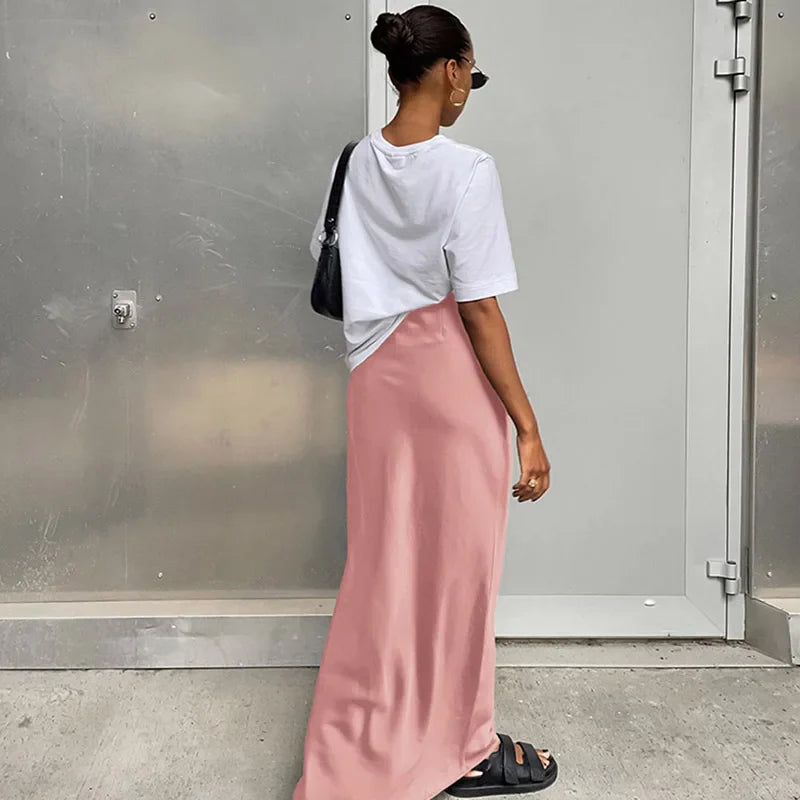 Eva™ | Elegancka spódnica w stylu satynowym