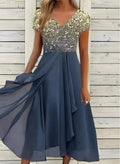 ARIANNE | Elegancka Sukienka Chiffon na Wydarzenia dla Dams