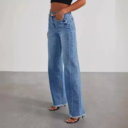 Jeansy Lena™ z wysokim stanem