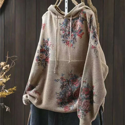 Thea | Miękka Dziana Bluza z Kapturem