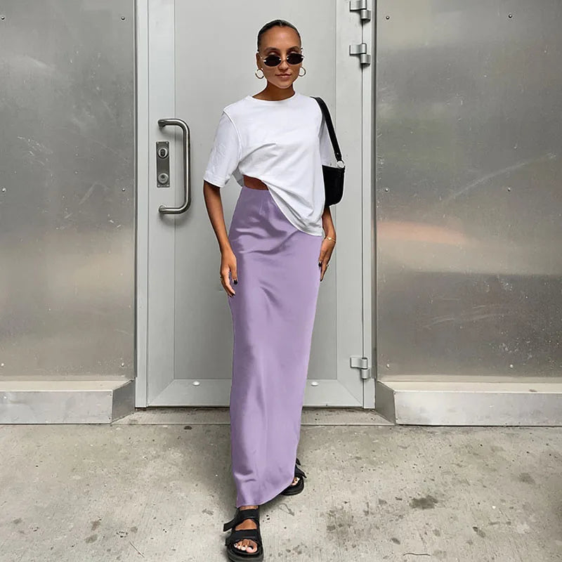 Eva™ | Elegancka spódnica w stylu satynowym