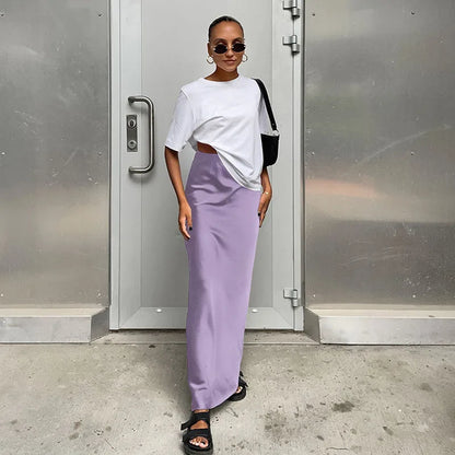 Eva™ | Elegancka spódnica w stylu satynowym