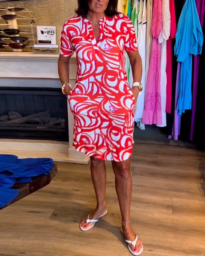 Sukienka Sloane - Krótki Rękaw