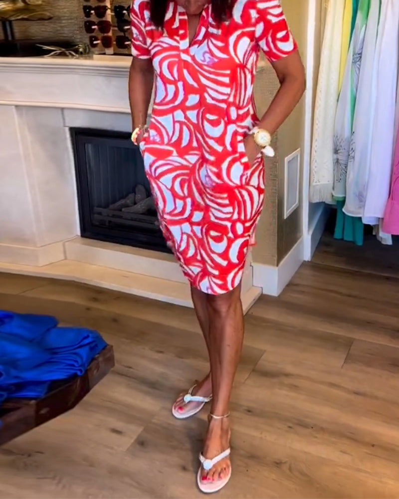 Sukienka Sloane - Krótki Rękaw