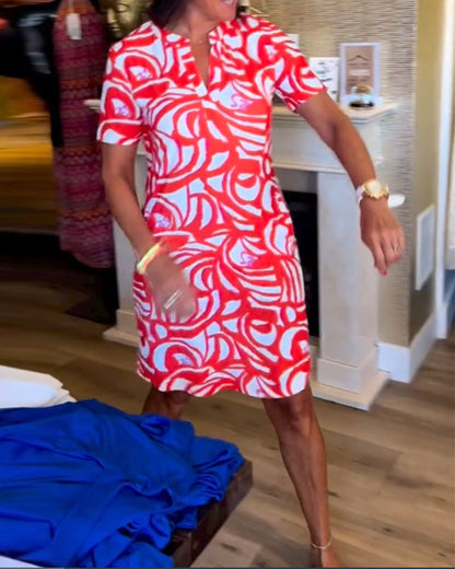 Sukienka Sloane - Krótki Rękaw