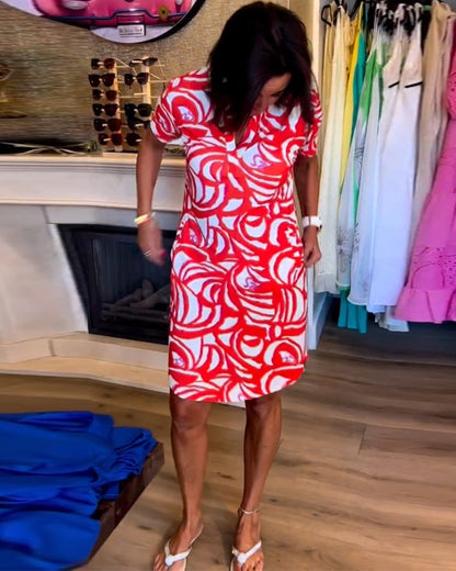 Sukienka Sloane - Krótki Rękaw