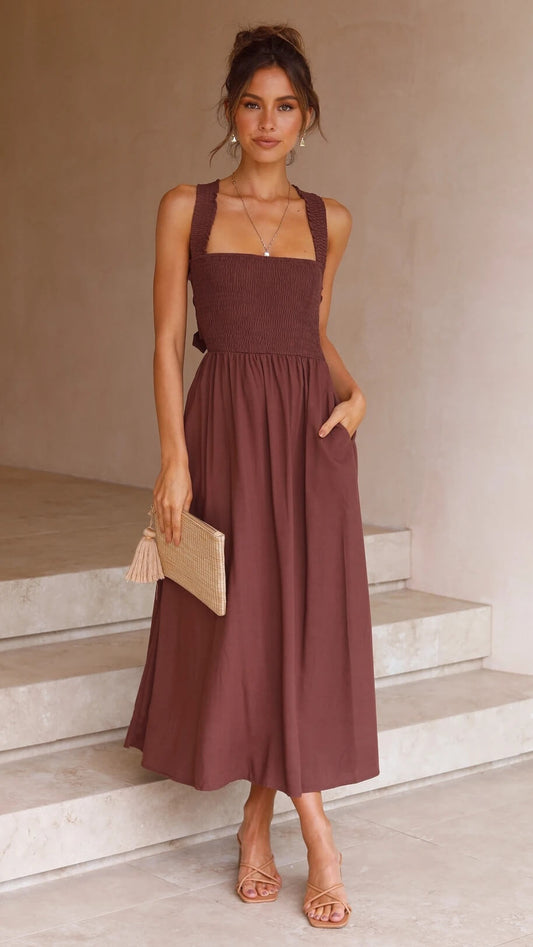 Laida - Glamourystyczna Maxi sukienka dla kobiet