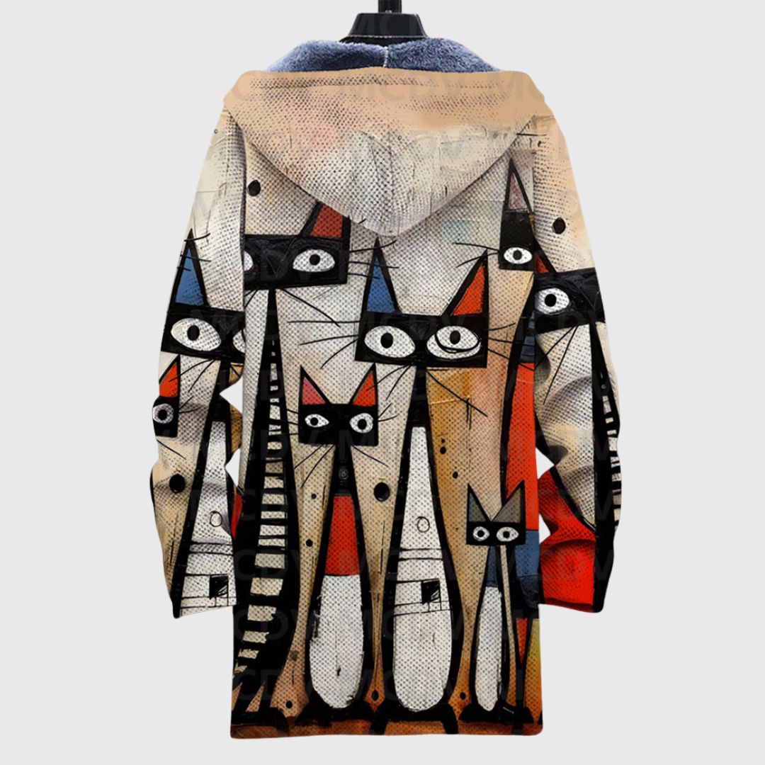 Evelyn - Kurtka Artystyczna i Ciepła