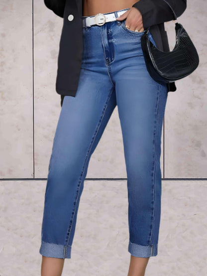 Eline - Stylowe spodnie z wysokim stanem