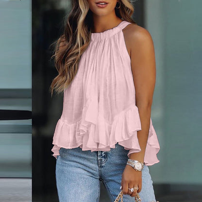Lianne | Top z falbankami