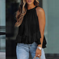 Lianne | Top z falbankami