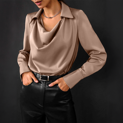 Cassie | Elegancka Bluzka Jedwabna dla Kobiet