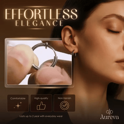 Aureva – Zwijane Kolczyki Komfortowe