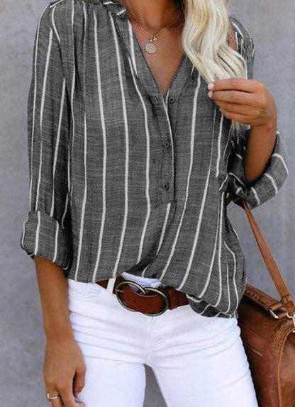 Giana - Pasiasta Bluzka Casual