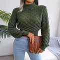Sweter damski z kołnierzem