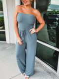 Jumpsuit z odkrytymi ramionami