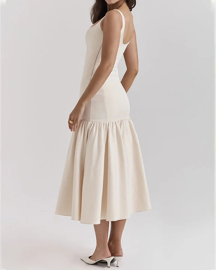 Maelynn | Elegancka Sukienka z Pełnym Dołem