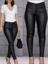 Sophie | Gecoate skinny jeans w wysokim stanie