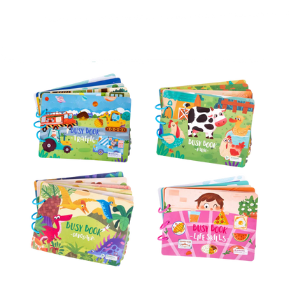 BusyBook Sensoryczna Przygoda | Książka sensoryczna dla dzieci