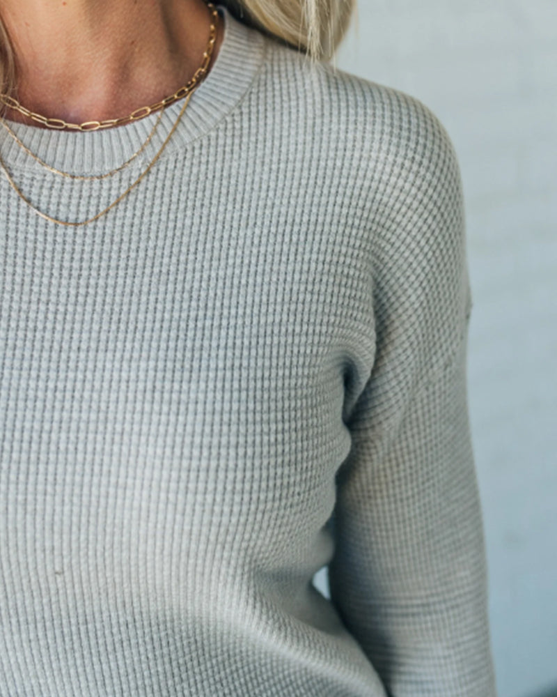 Sweter w jednolitym kolorze