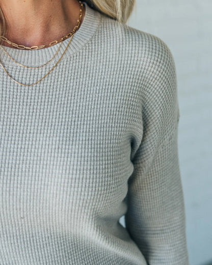 Sweter w jednolitym kolorze