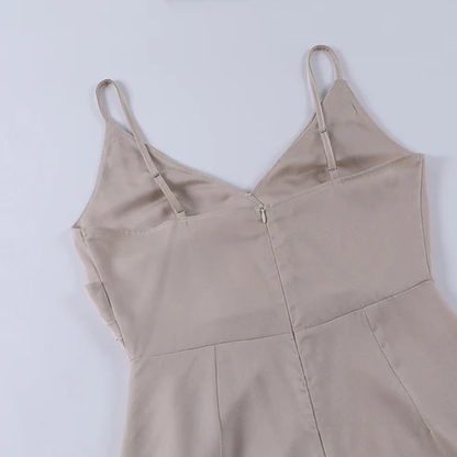 Aurora – Elegancka Maxi Sukienka z Ramiączkami
