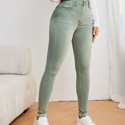 Mila | Damskie jeansy slim fit z wysokim stanem