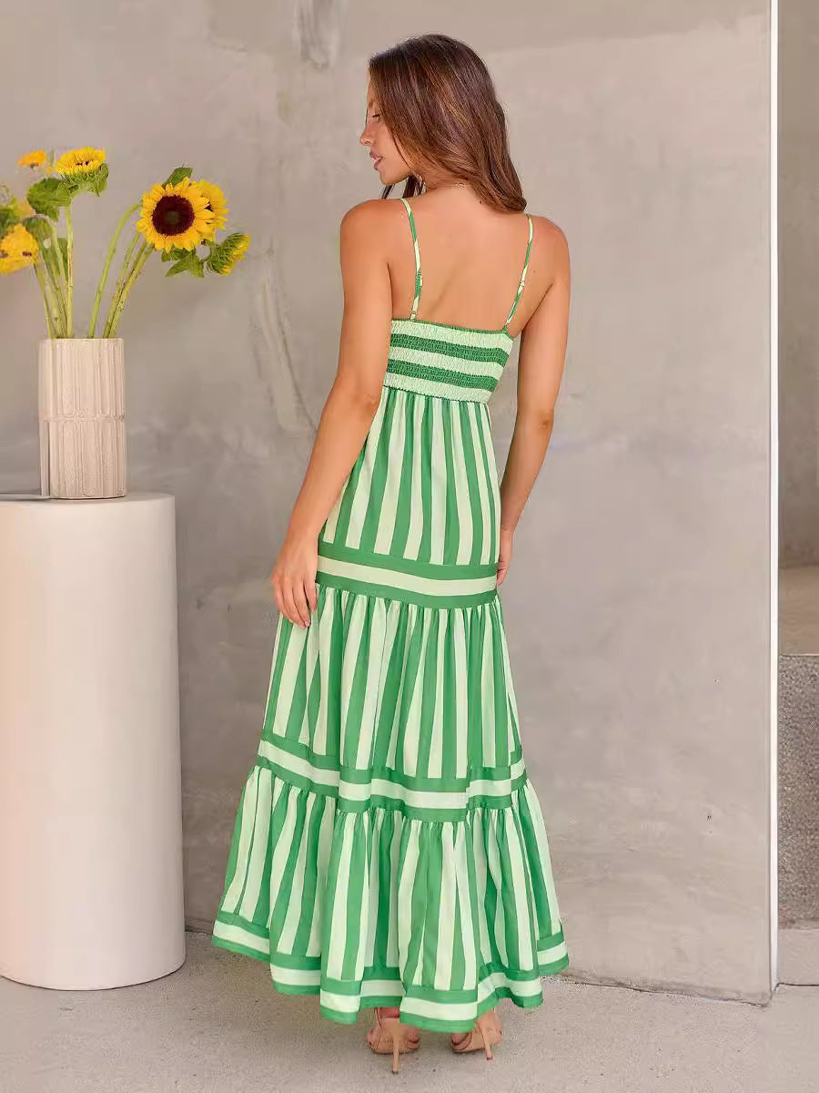 Sukienka Maxi Coastal Vibes – Komfort i Kolor w Jednym