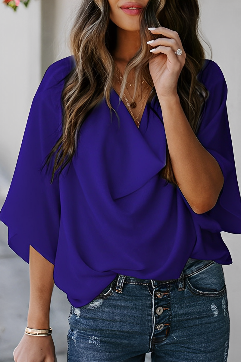 Jolina | Casual letnia bluzka z chiffonu