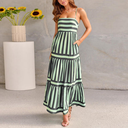 Sukienka Maxi Coastal Vibes – Komfort i Kolor w Jednym