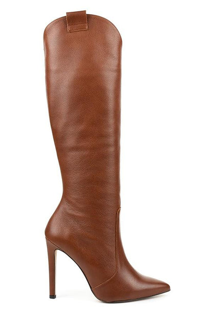 Kylie | Eleganckie kozaki za kolano z obcasem stiletto