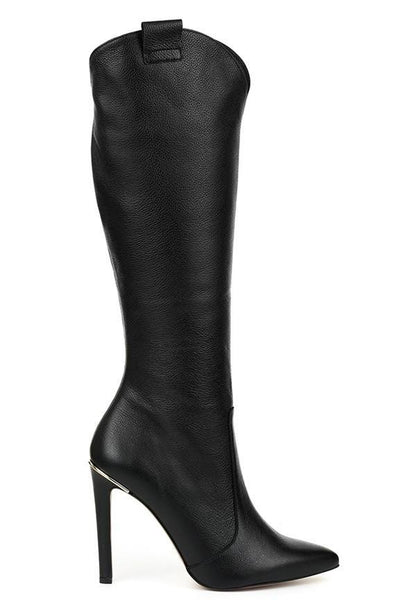 Kylie | Eleganckie kozaki za kolano z obcasem stiletto