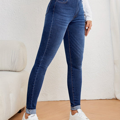 Mila | Damskie jeansy slim fit z wysokim stanem