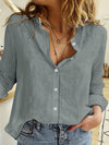 Lotte | Casual lniany shirt z długim rękawem