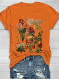 Roos | Vintage t-shirt z kwiatowym nadrukiem