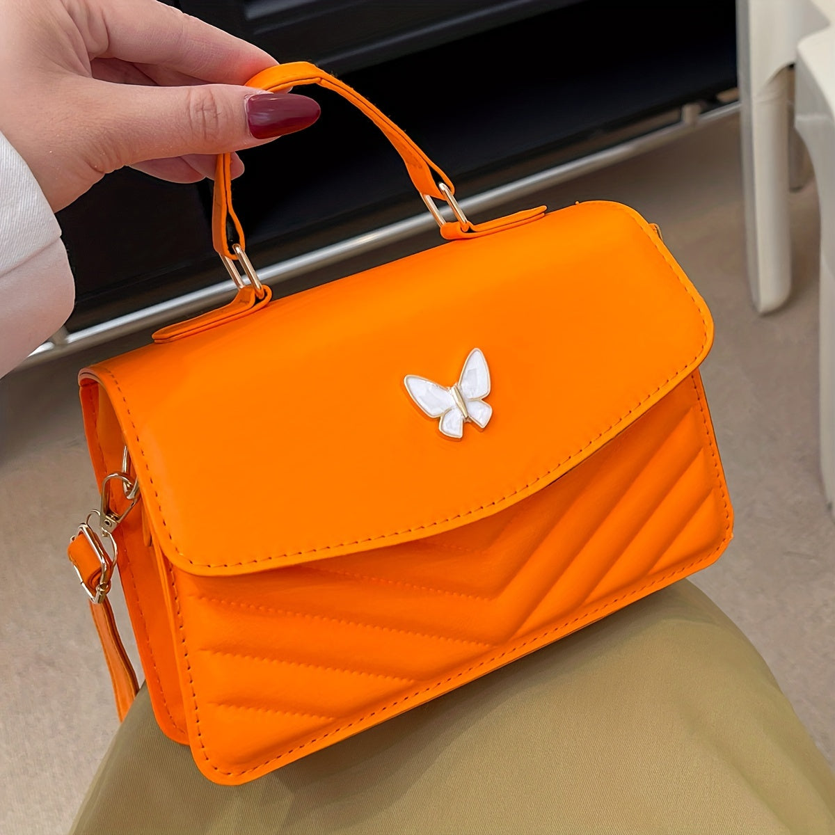 Sophie | Modna torebka na ramię i crossbody w jednolitym kolorze