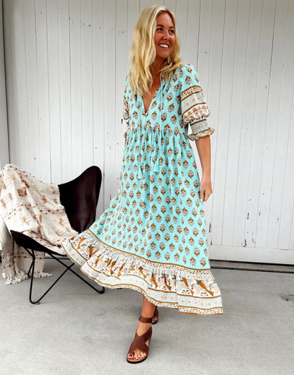 Damska Sukienka – Boho lekkość i swobodny styl