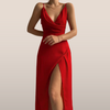 Aurora – Elegancka Maxi Sukienka z Ramiączkami