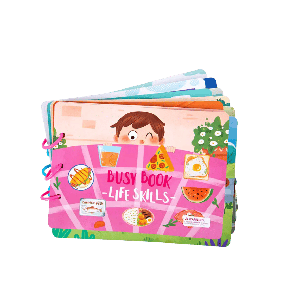 BusyBook Sensoryczna Przygoda | Książka sensoryczna dla dzieci