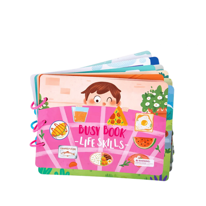 BusyBook Sensoryczna Przygoda | Książka sensoryczna dla dzieci