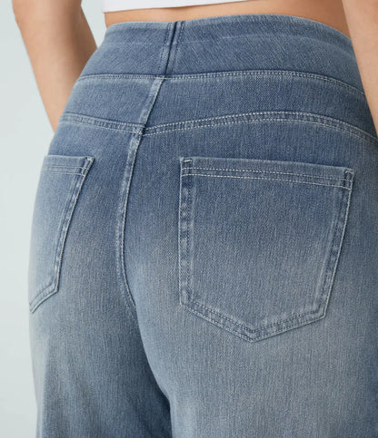 Enna™ Szerokie Spodnie Stretch